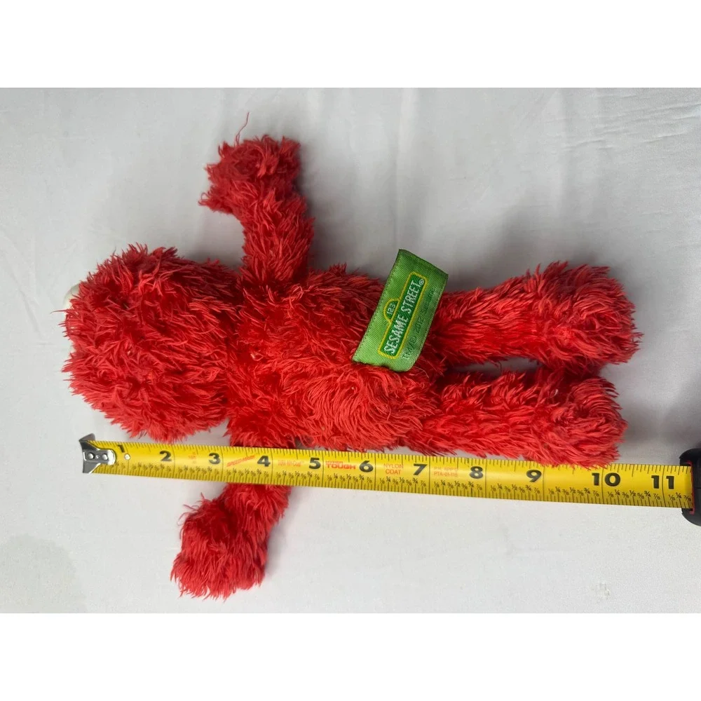 Gund Sesame Street Happy Birthday Elmo Plush Red Shaggy Toy 2012 319969 10 inch